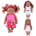 30cm Lifelike Reborn Dolls Newborn Baby Simulation African Dolls Baby Doll Toy with Clothes Suit for Girls Kids Birthday Gift