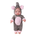 30Cm Newborn Animal Shape Doll Toys Baby Simulation Soft Vinyl Dolls Children Kindergarten Lifelike Toys for Girls Birthday Gift